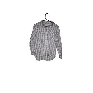 Universal Thread Cotton Blend Plaid Button Down Shirt XS